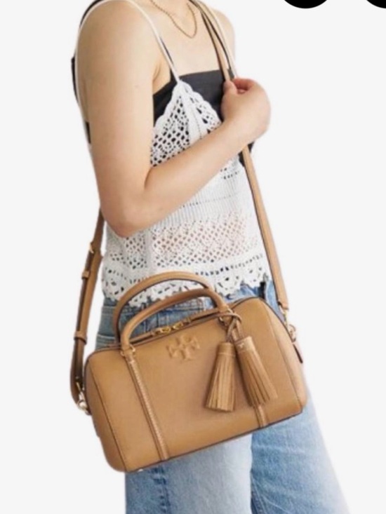 Tory Burch Handbags - Tory Burch | Thea Satchel / Crossbody | Tiramisu